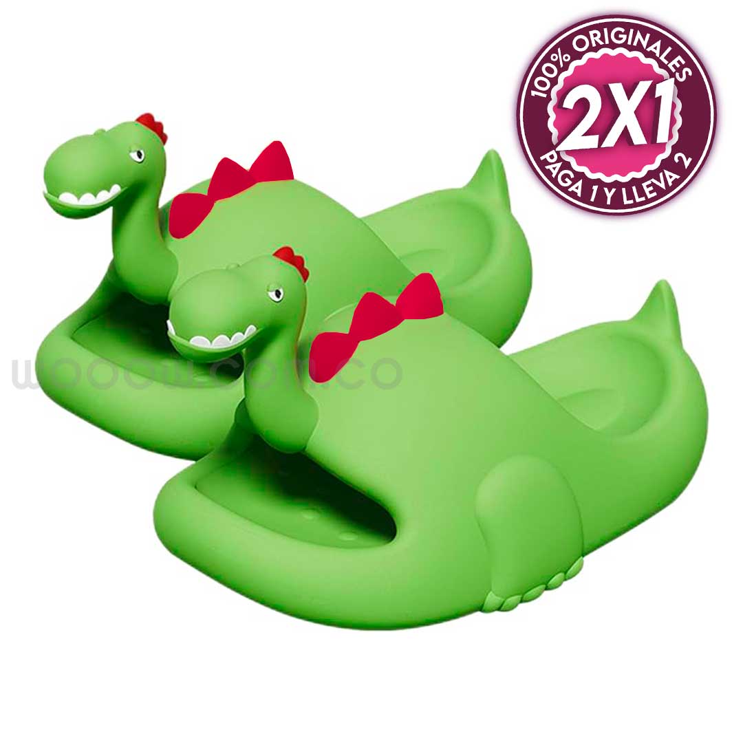 Dino Slippers 2X1® Originales - Lleva 1 Par y de regalo llevas 1 Par adicional ¡GRATIS!